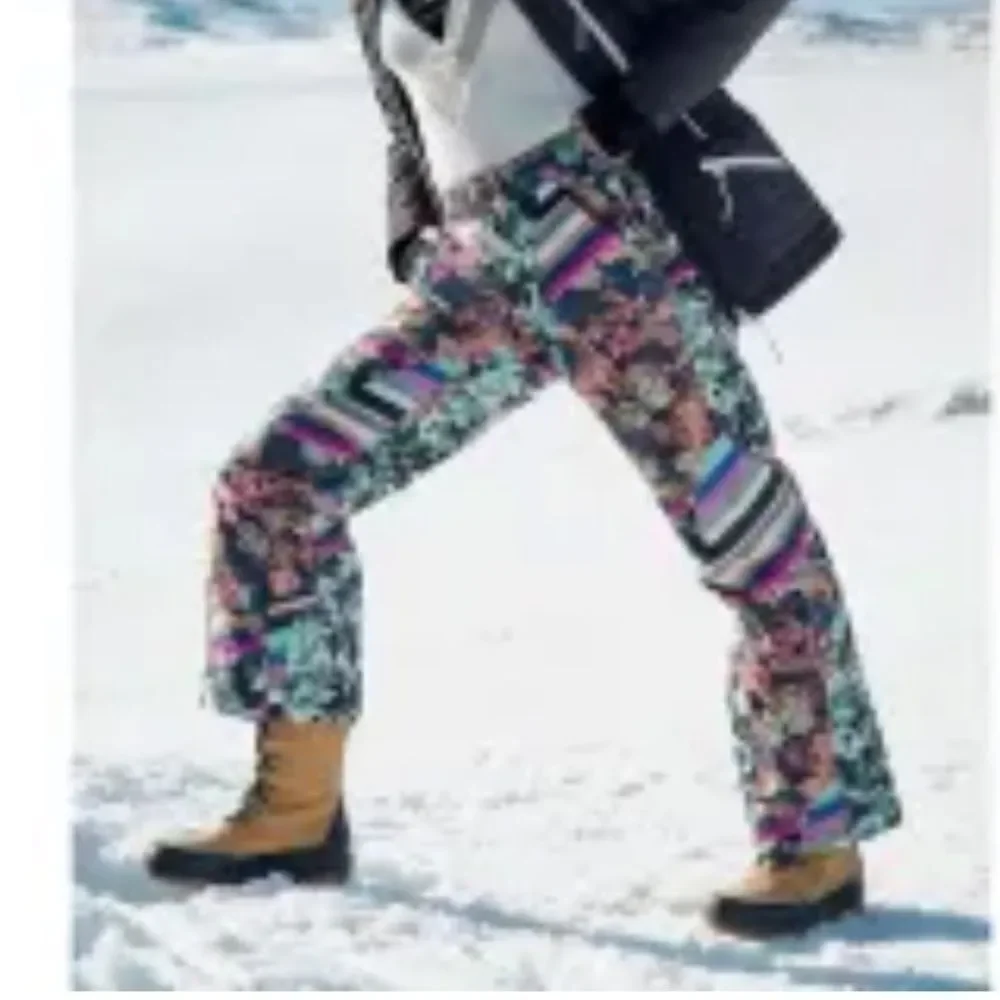 Free People XS New FREE PEOPLE Bunny Slope Printed Ski Pants and the Jacket